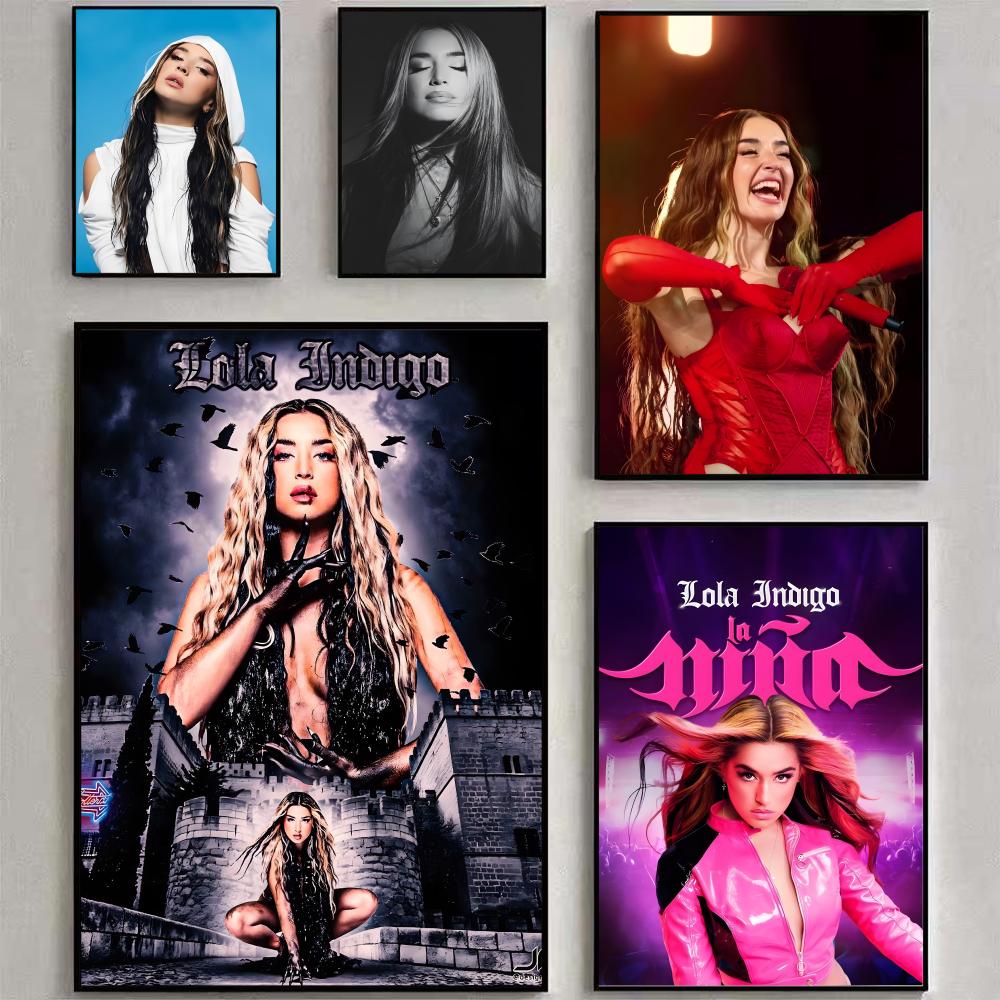 Interior Design Poster - Music Singer L-lola Indigo Poster Pictures