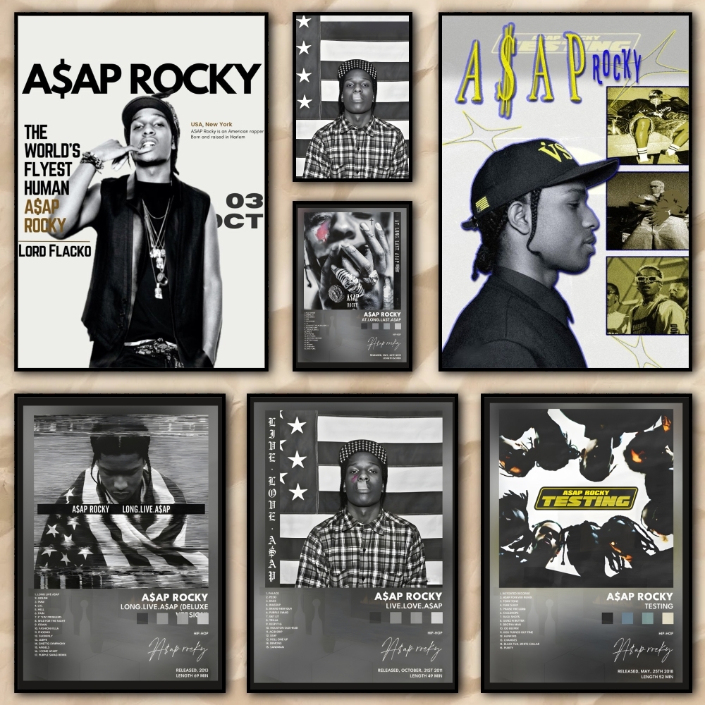 Interior Design Poster - A-AP Rocky A-ASAP Rap album Painting