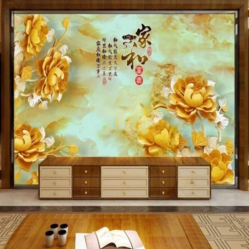 New Chinese Style Custom Mural - Interior Design With Wallpaper 리뷰 및 가격