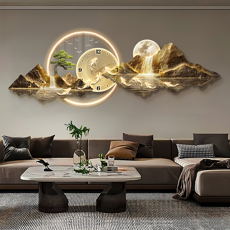 Luxury Light Wall clock Living - Interior Design Kitchen And Living Room 리뷰 및 가격
