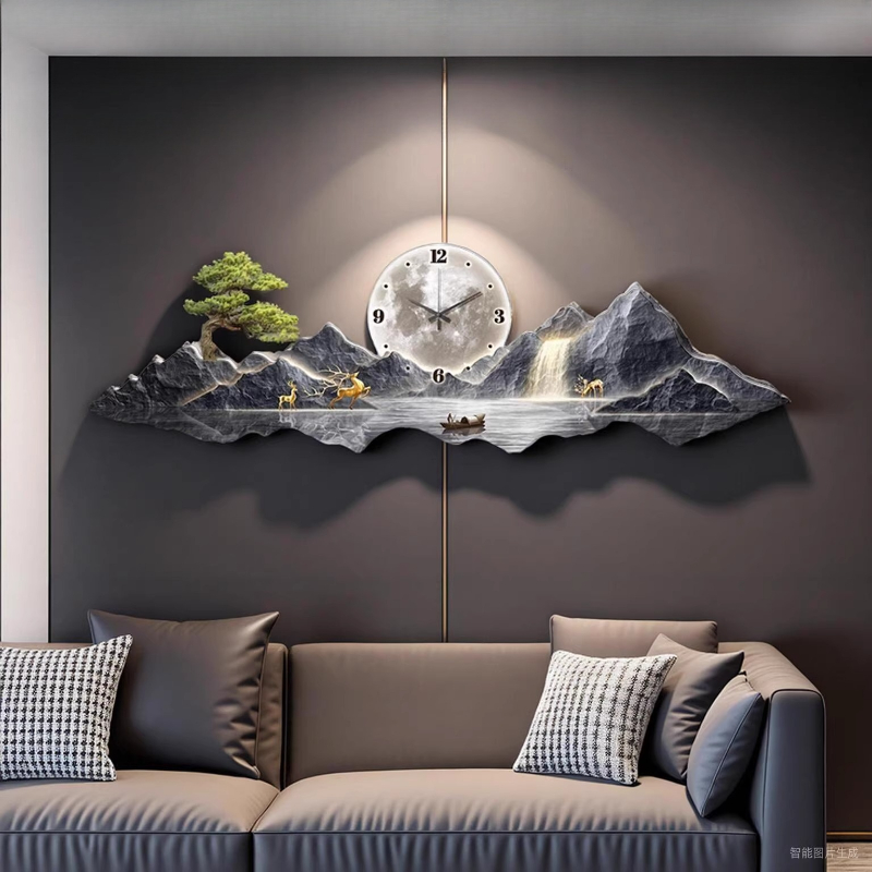 Luxury Light Wall clock Living - Interior Design Kitchen And Living Room 리뷰 및 가격