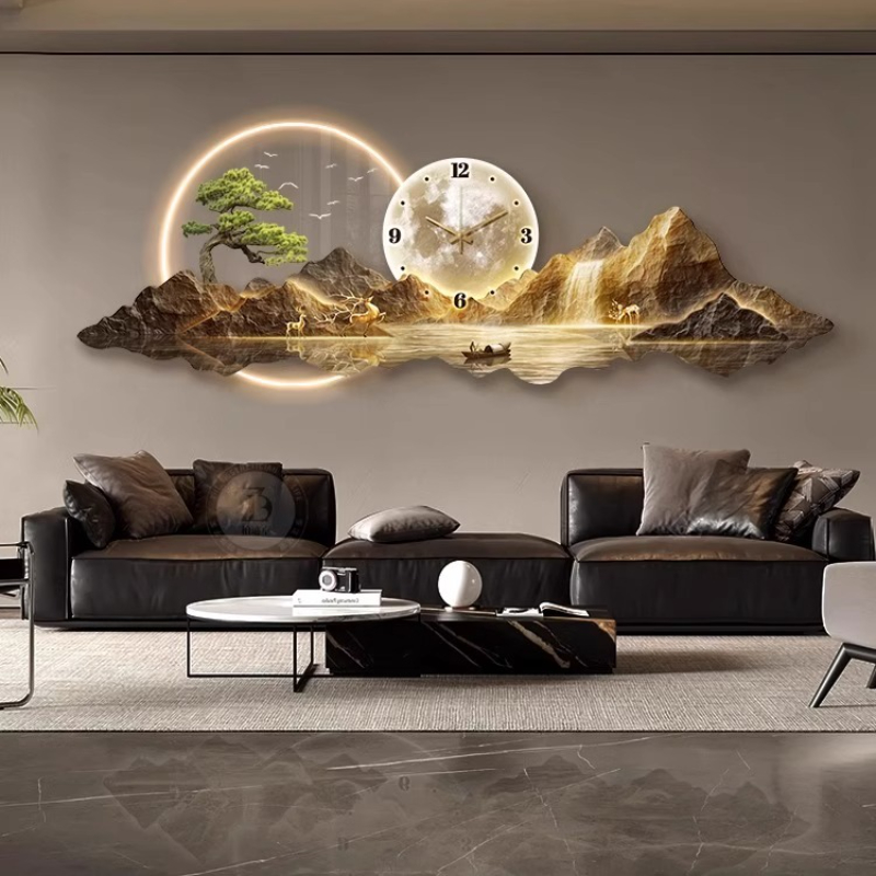 Luxury Light Wall clock Living - Interior Design Kitchen And Living Room 리뷰 및 가격