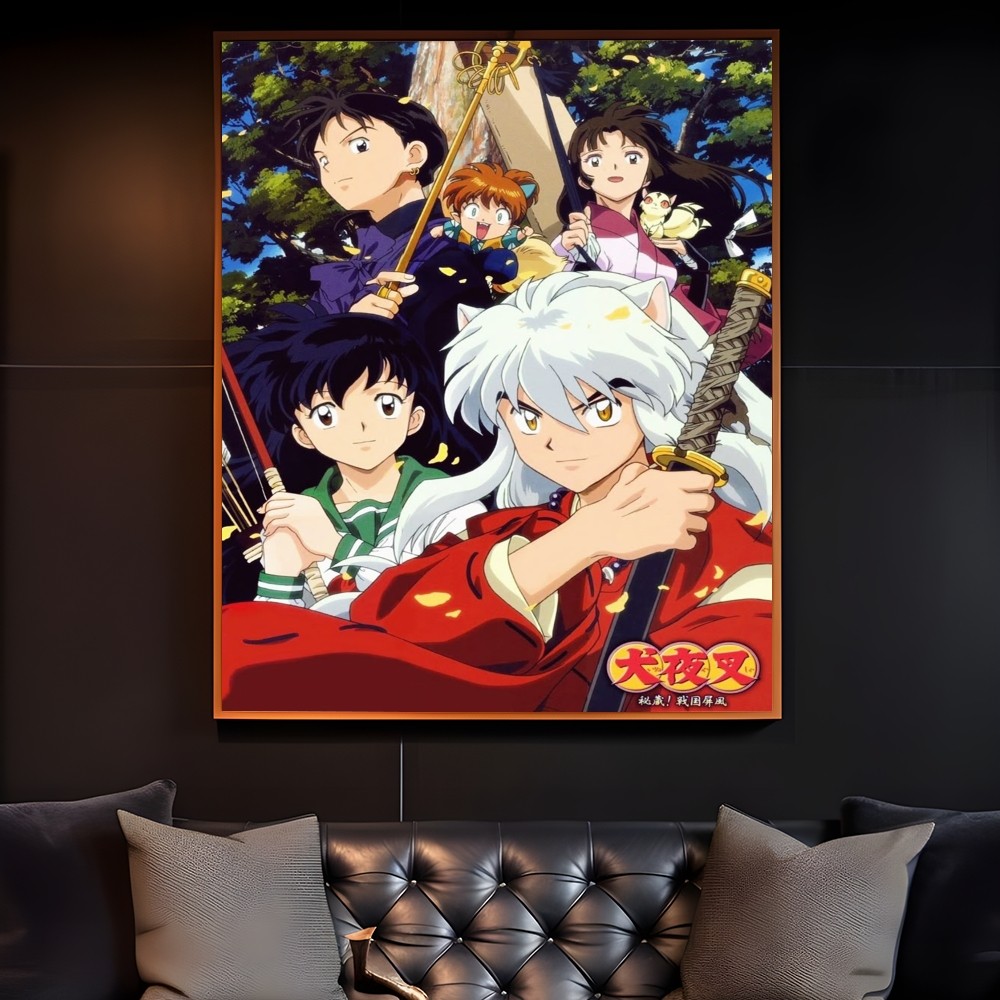 Anime I-Inuyasha Poster Room D - Interior Design Poster 리뷰 및 가격