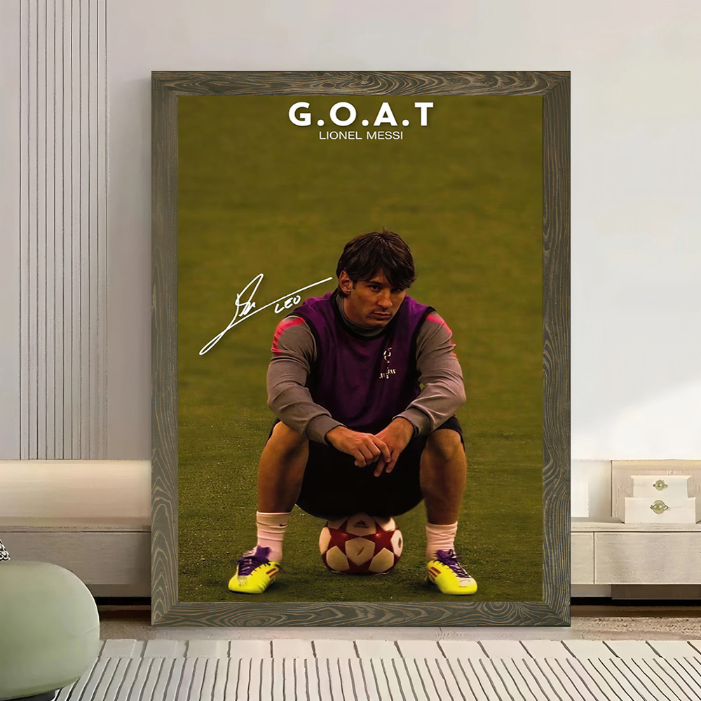 Lionel Messi Poster Canvas Wal - Interior Design House 리뷰 및 가격
