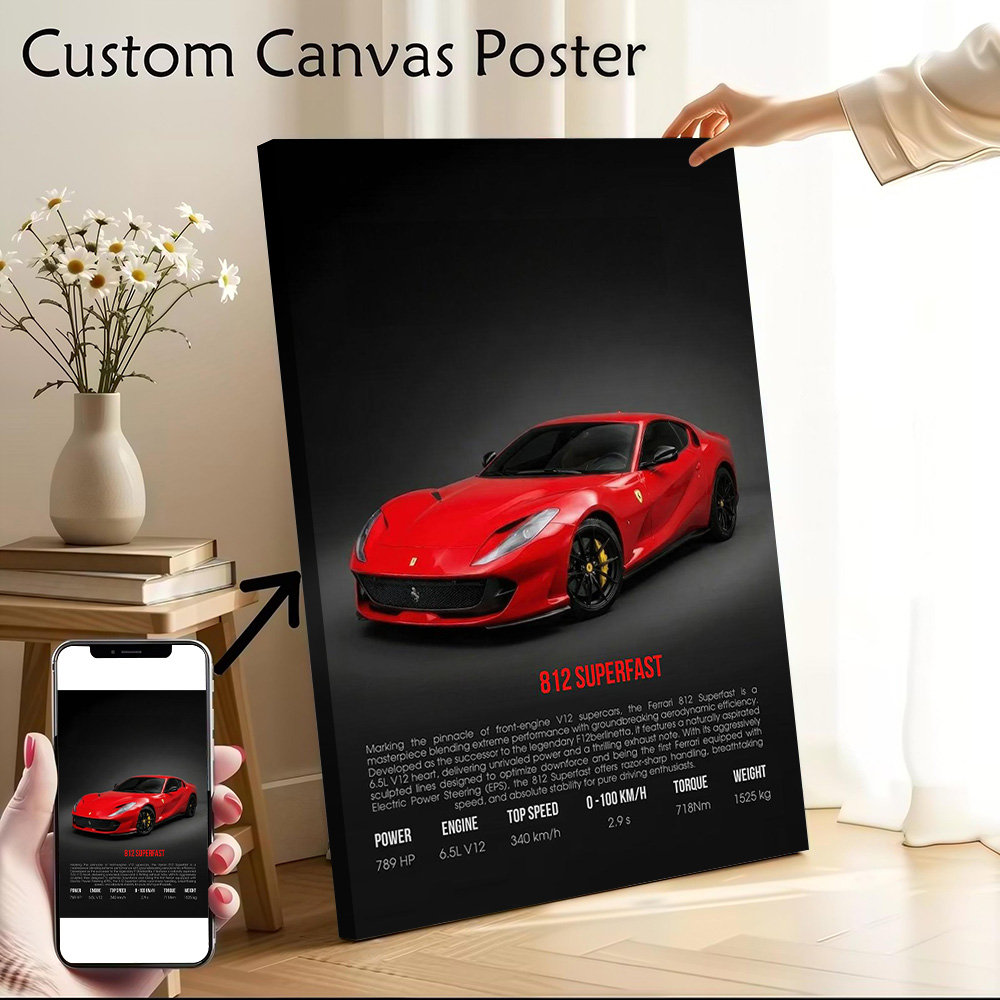Supercar 812 Superfast Printed - Interior Design House 리뷰 및 가격