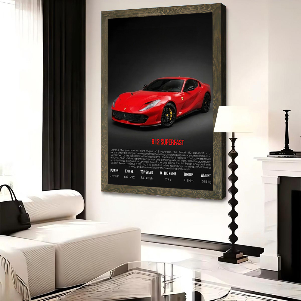 Supercar 812 Superfast Printed - Interior Design House 리뷰 및 가격