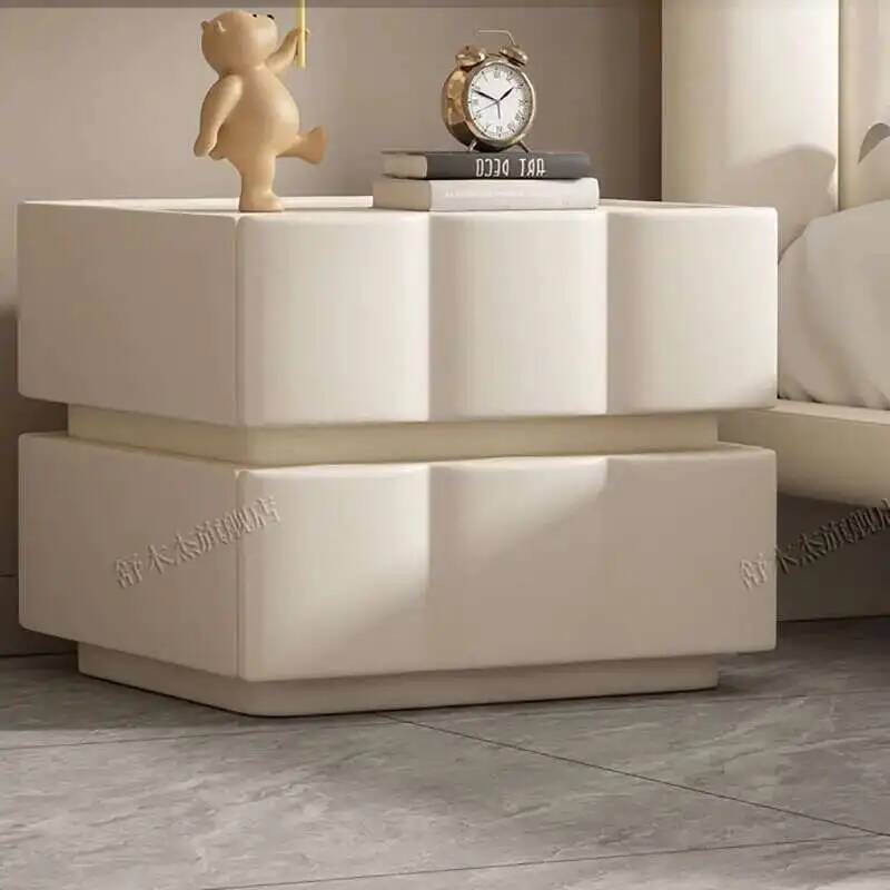 White Cabinet Storage Nightsta - Interior Design White And Wood 리뷰 및 가격