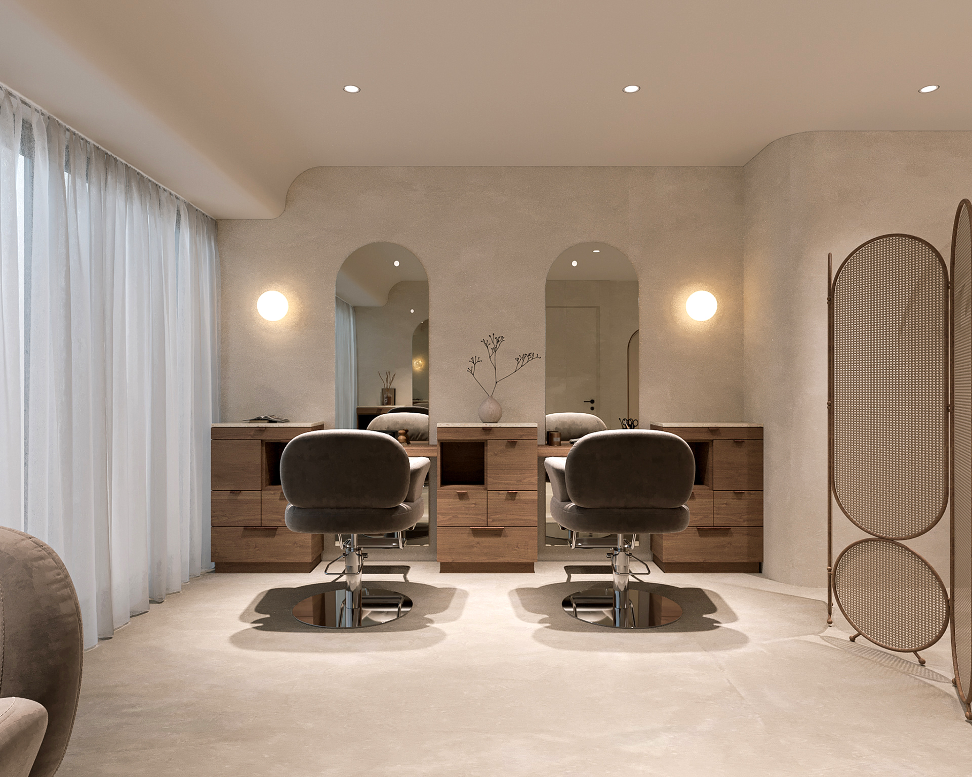 High-end nail salon furniture, - Interior Design Nail Salon 리뷰 및 가격