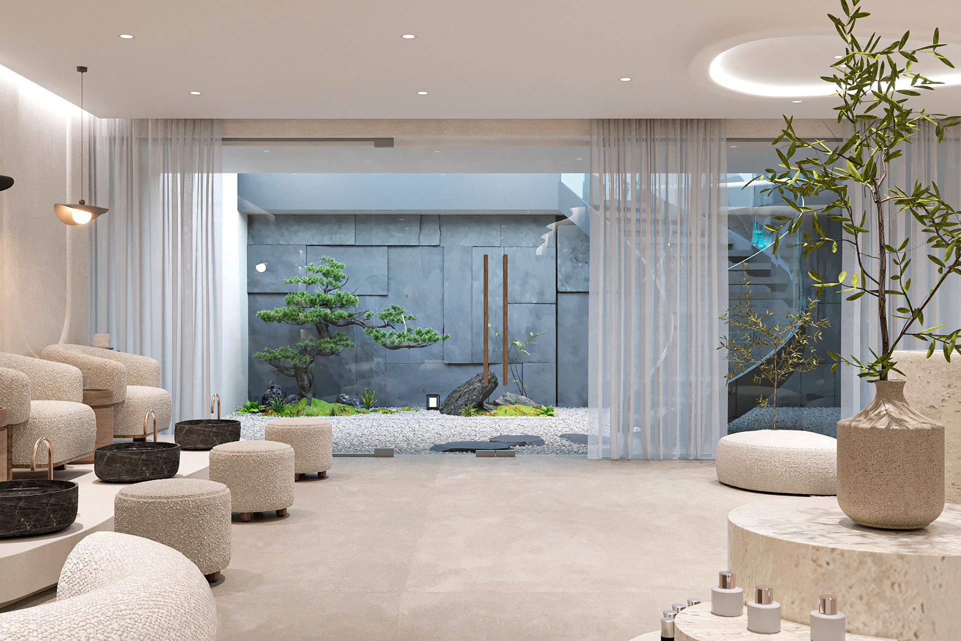 High-end nail salon furniture, - Interior Design Nail Salon 리뷰 및 가격