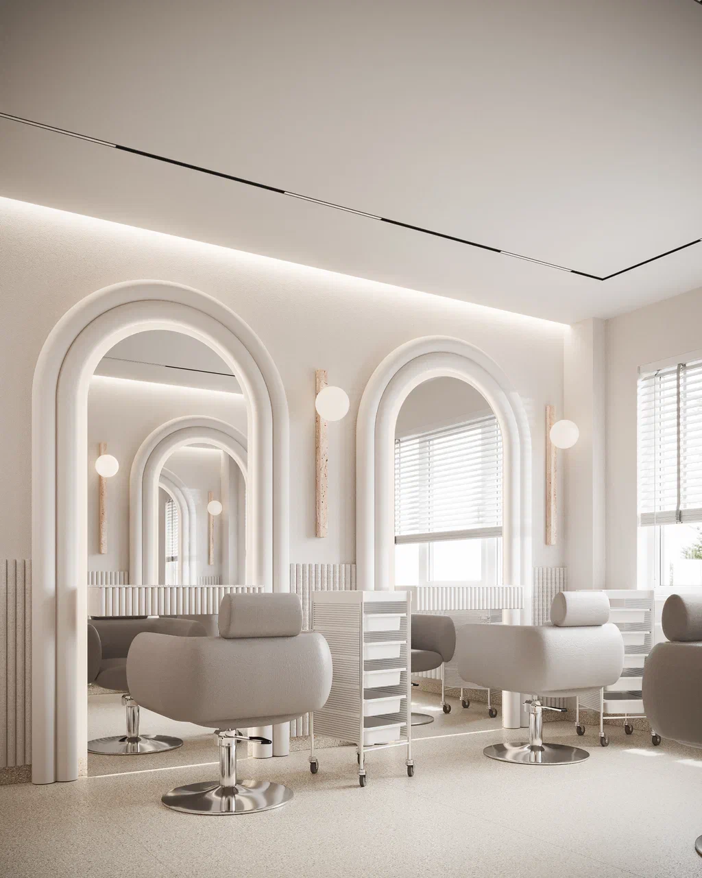 Beauty Salon Store Furniture N - Interior Design Nail Salon 리뷰 및 가격