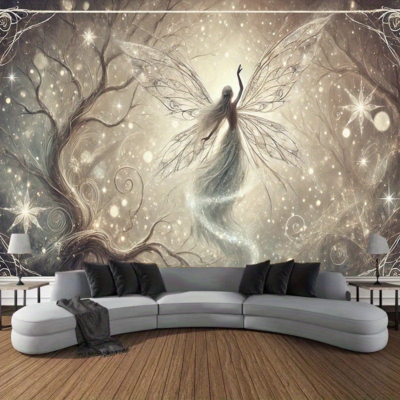 Fantasy Fairy Tree Wall Mural  - Interior Design With Wallpaper 리뷰 및 가격
