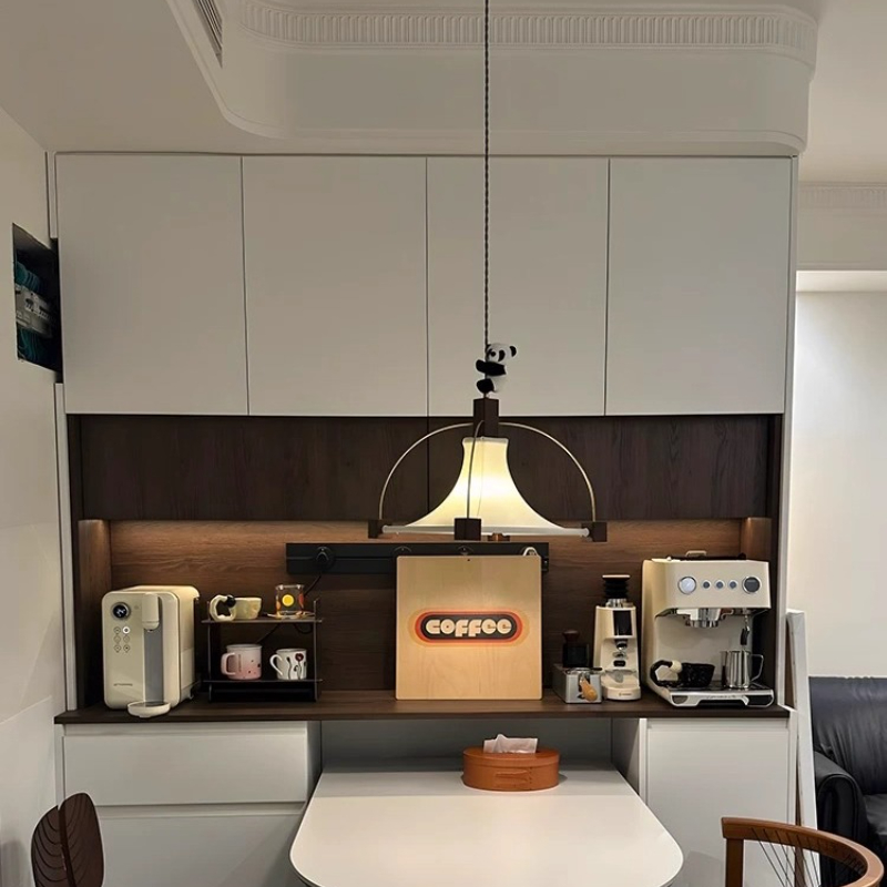 Designer Elegant Square Fabric - Interior Design White And Wood 리뷰 및 가격