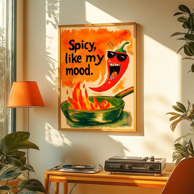 Abstract Chili Fashion Glasses - Interior Design Kitchen And Living Room 리뷰 및 가격