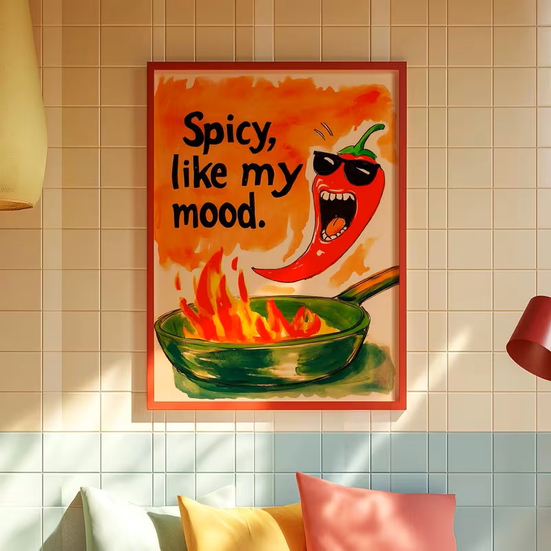 Abstract Chili Fashion Glasses - Interior Design Kitchen And Living Room 리뷰 및 가격