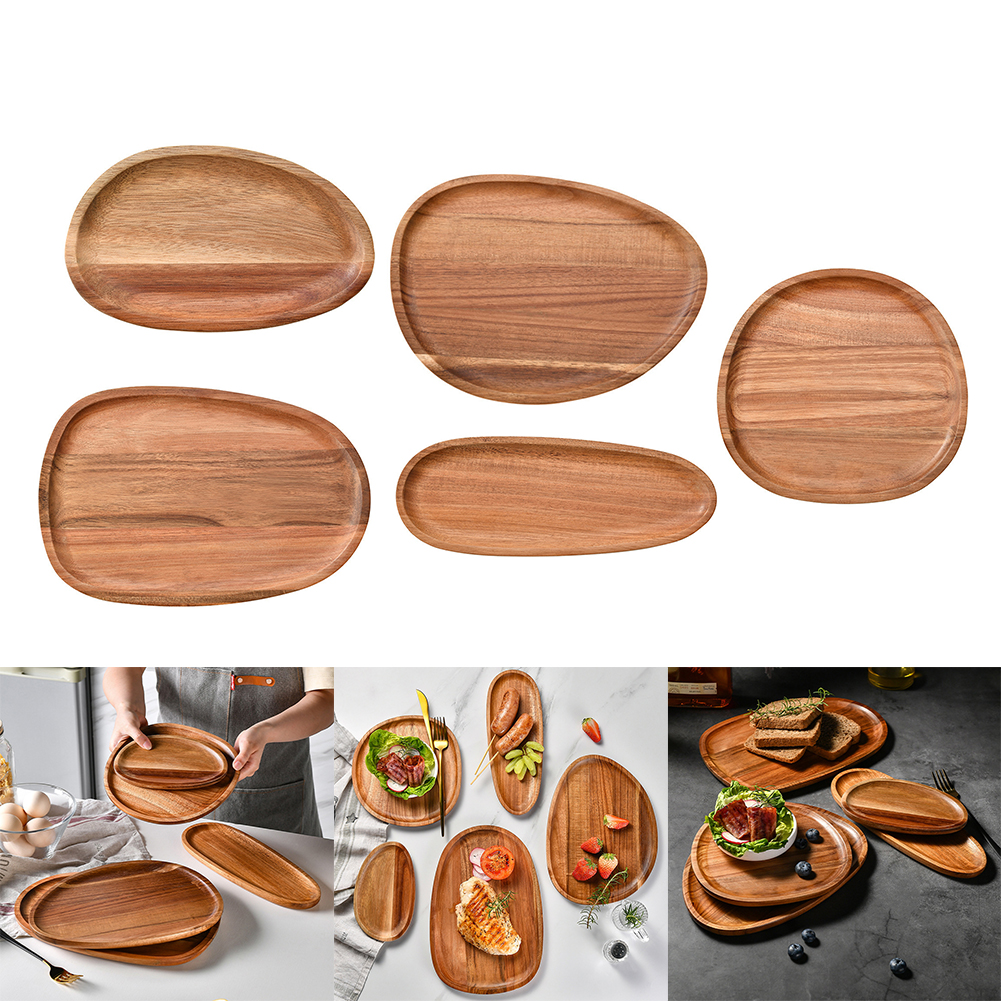 Wood Dinner Plates Irregular O - Travertine Tray Oval 리뷰 및 가격