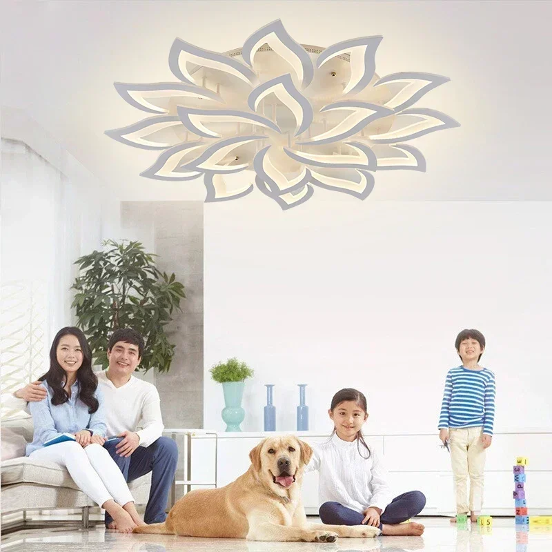 Designer LED Petal Chandelier  - Interior Design Kitchen And Living Room 리뷰 및 가격