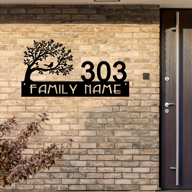Custom Metal Address Sign with - Interior Design House 리뷰 및 가격