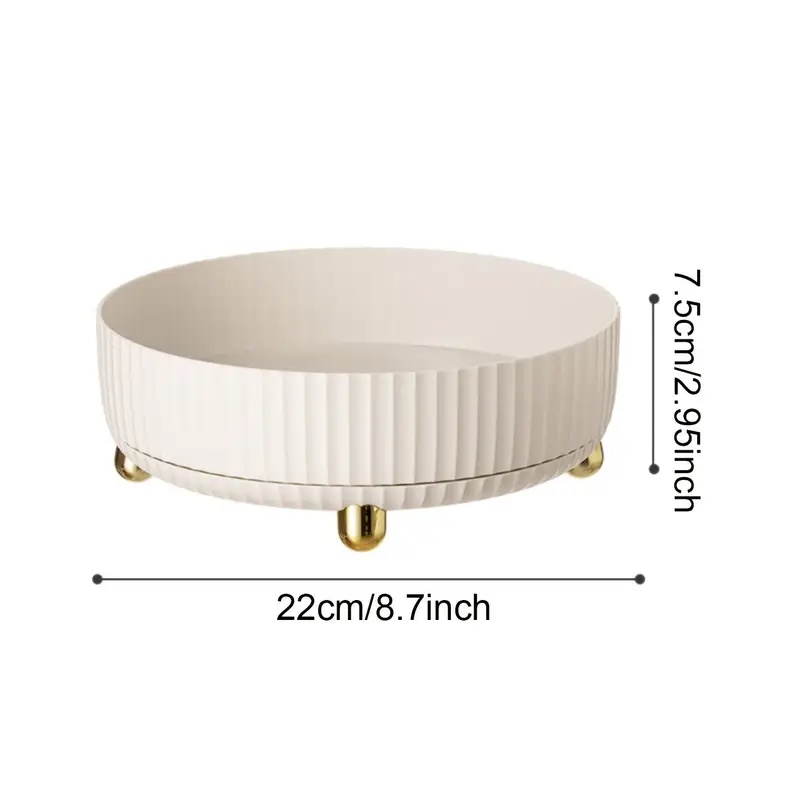 1pc Large Capacity 360-Degree  - Travertine Tray Oval 리뷰 및 가격