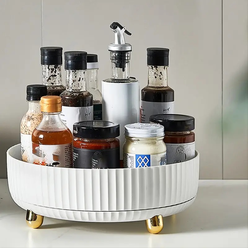 1pc Large Capacity 360-Degree  - Travertine Tray Oval 리뷰 및 가격
