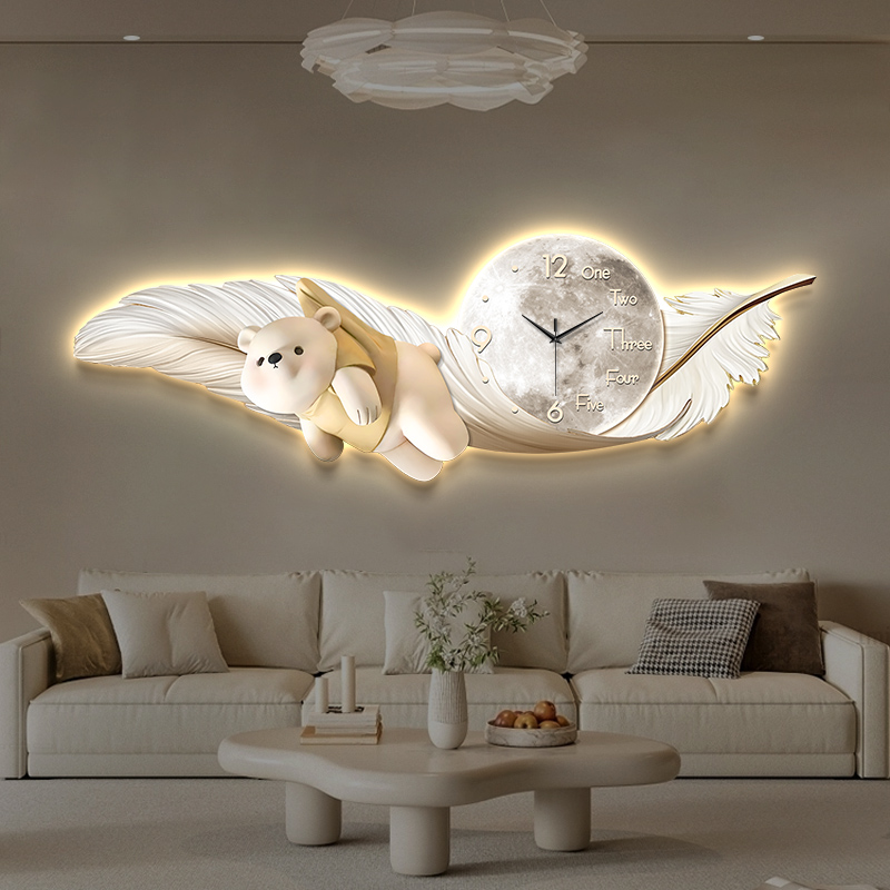 Luxury Large Wall Clock Temper - Interior Design Kitchen And Living Room 리뷰 및 가격