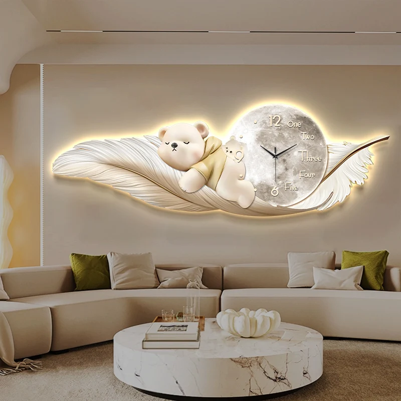 Luxury Large Wall Clock Temper - Interior Design Kitchen And Living Room 리뷰 및 가격