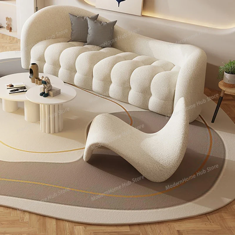 White Cream Living Room Sofas  - Interior Design White And Wood 리뷰 및 가격