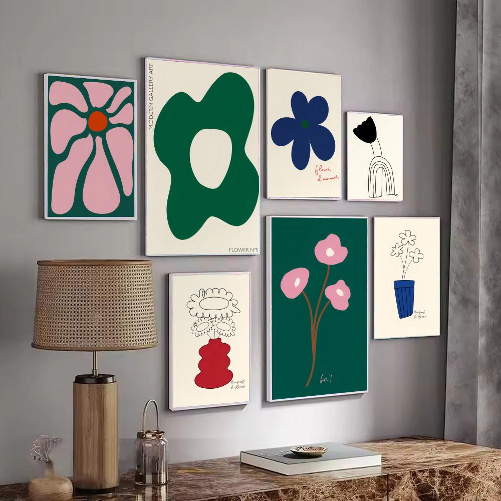 Modern Flower  Minimalist1 Pos - Interior Design With Wallpaper 리뷰 및 가격