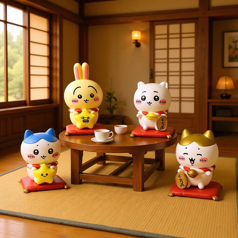 Kawaii CKW Lucky Cat Figurine  - Interior Design House 리뷰 및 가격