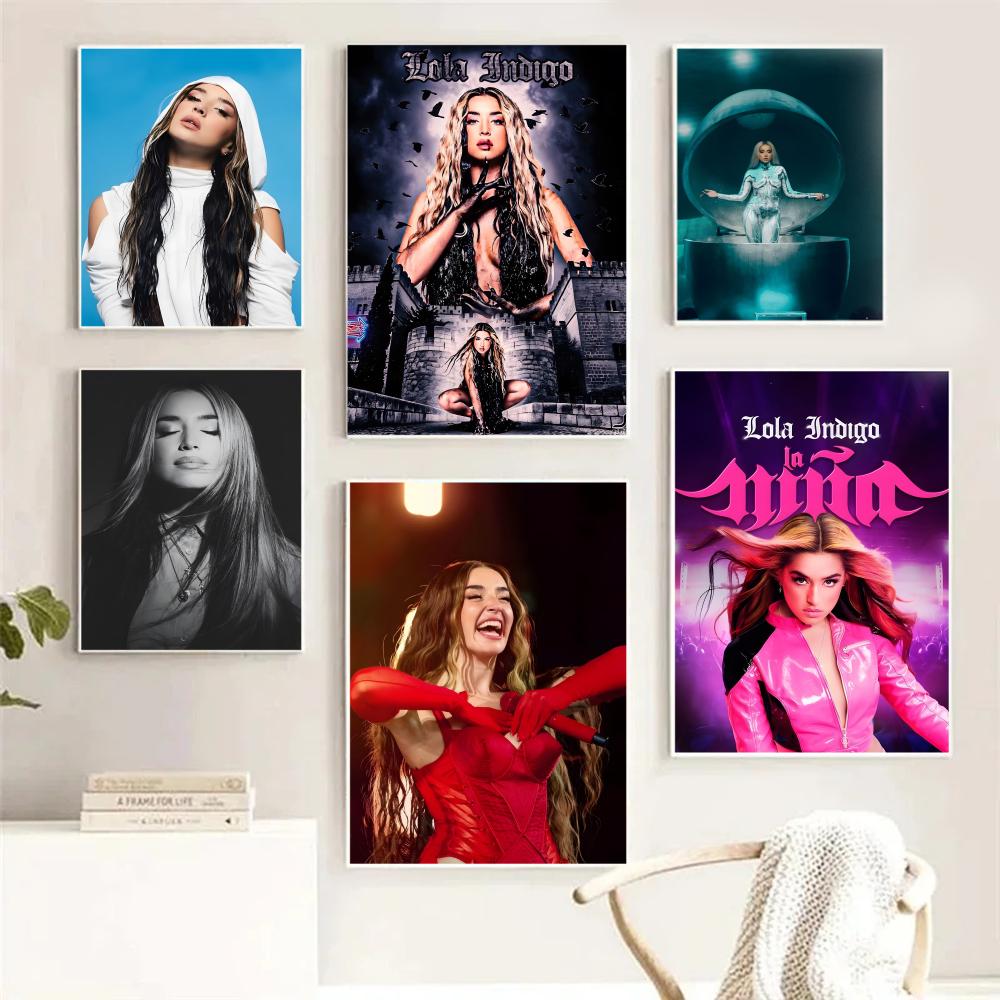 Music Singer L-lola Indigo Pos - Interior Design Poster 리뷰 및 가격