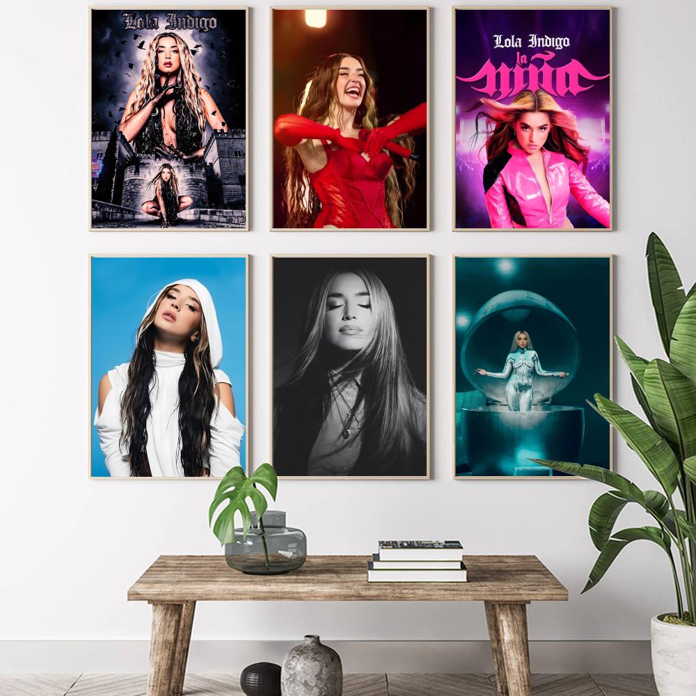 Music Singer L-lola Indigo Pos - Interior Design Poster 리뷰 및 가격