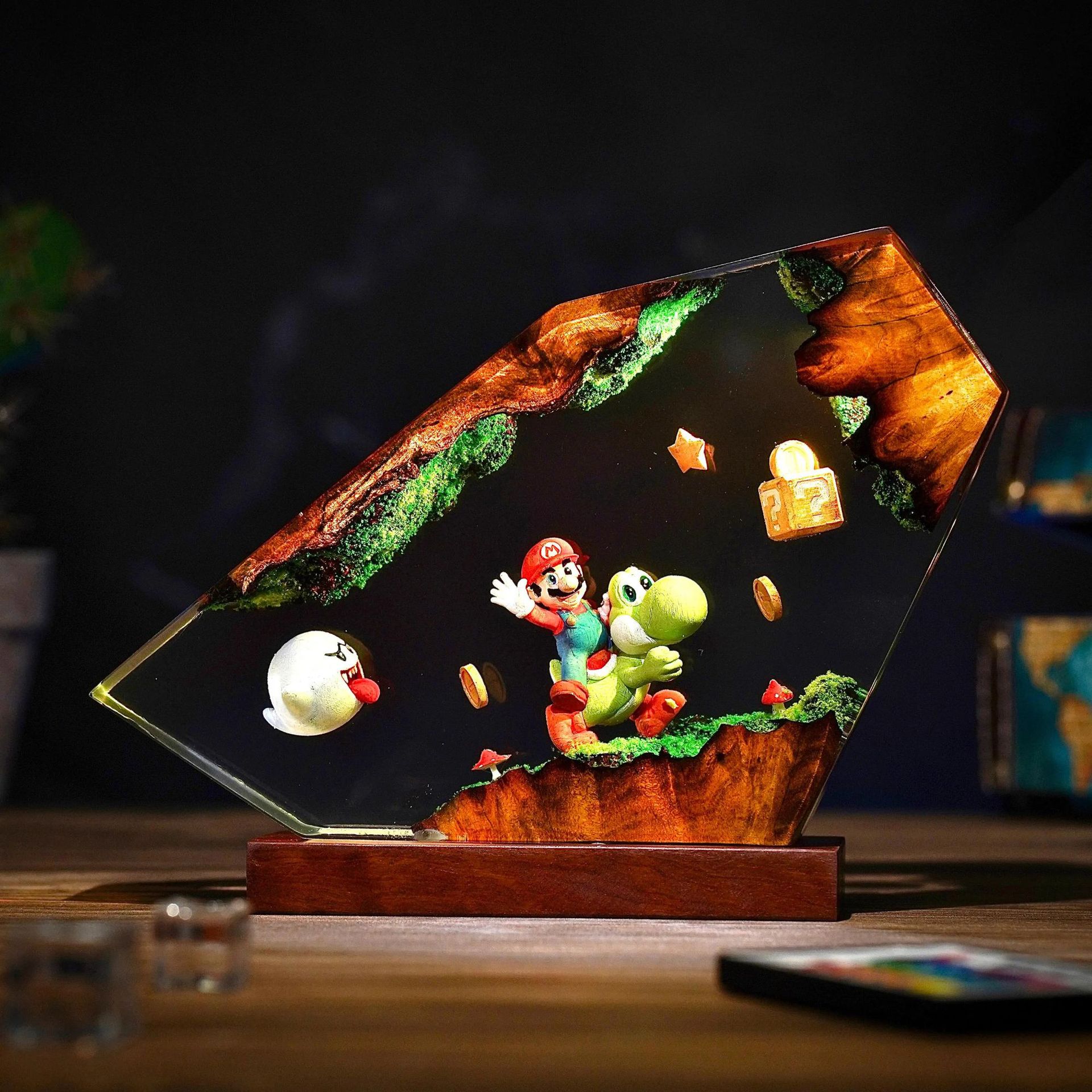 Table Resin Lamp Cartoon Anime - Interior Design House 리뷰 및 가격