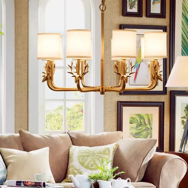 Copper Chandelier for Living R - Interior Design Kitchen And Living Room 리뷰 및 가격