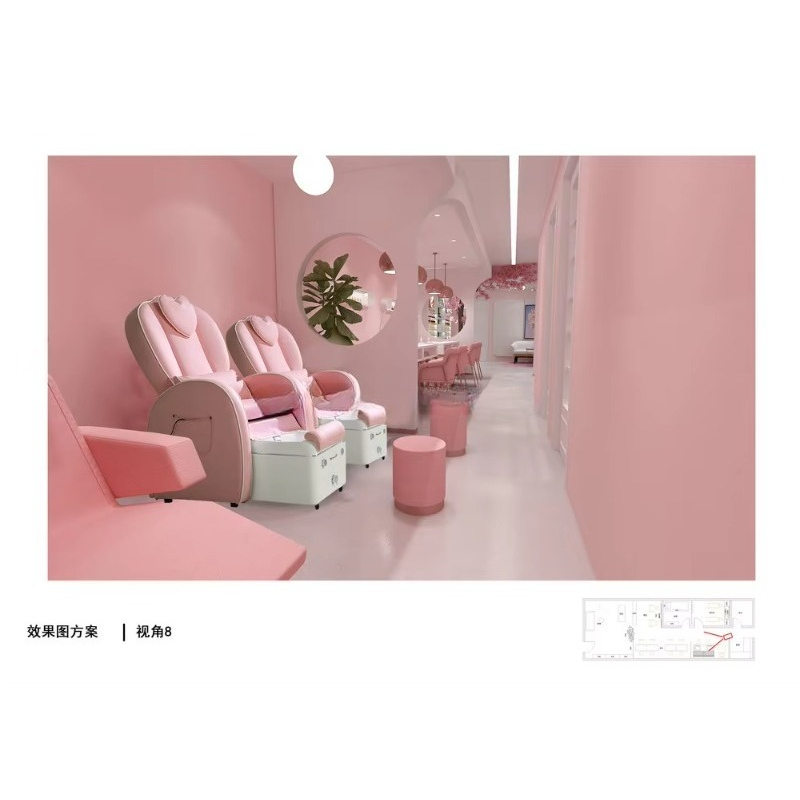 Custom Modern Commercial Furni - Interior Design Nail Salon 리뷰 및 가격