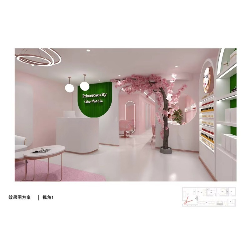 Custom Modern Commercial Furni - Interior Design Nail Salon 리뷰 및 가격