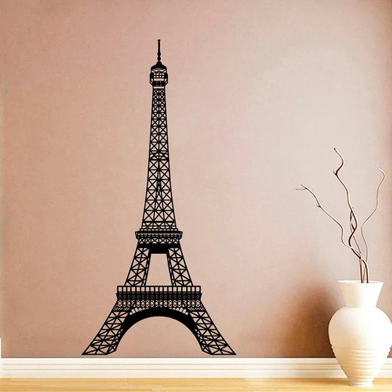 The Eiffel Tower Vinyl Sticker - Interior Design Layout 리뷰 및 가격