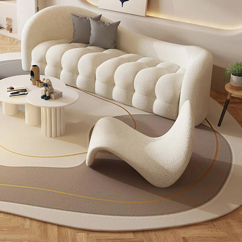 Cream White Living Room Sofas  - Interior Design White And Wood 리뷰 및 가격