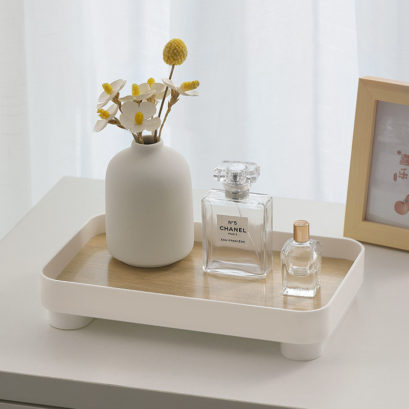 Wooden Desktop Storage Tray Pe - Travertine Tray Oval 리뷰 및 가격