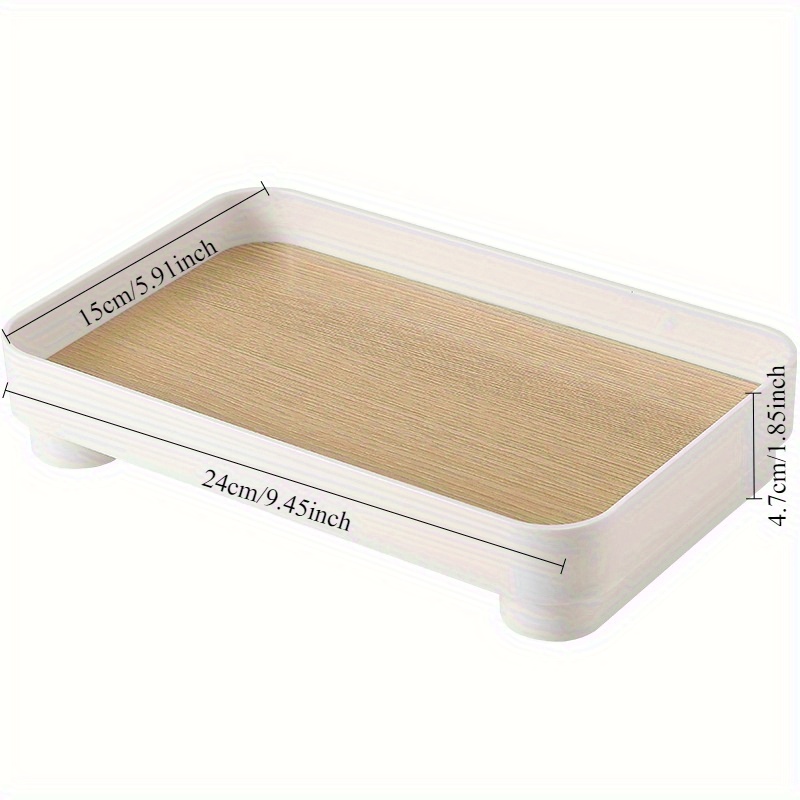 Wooden Desktop Storage Tray Pe - Travertine Tray Oval 리뷰 및 가격
