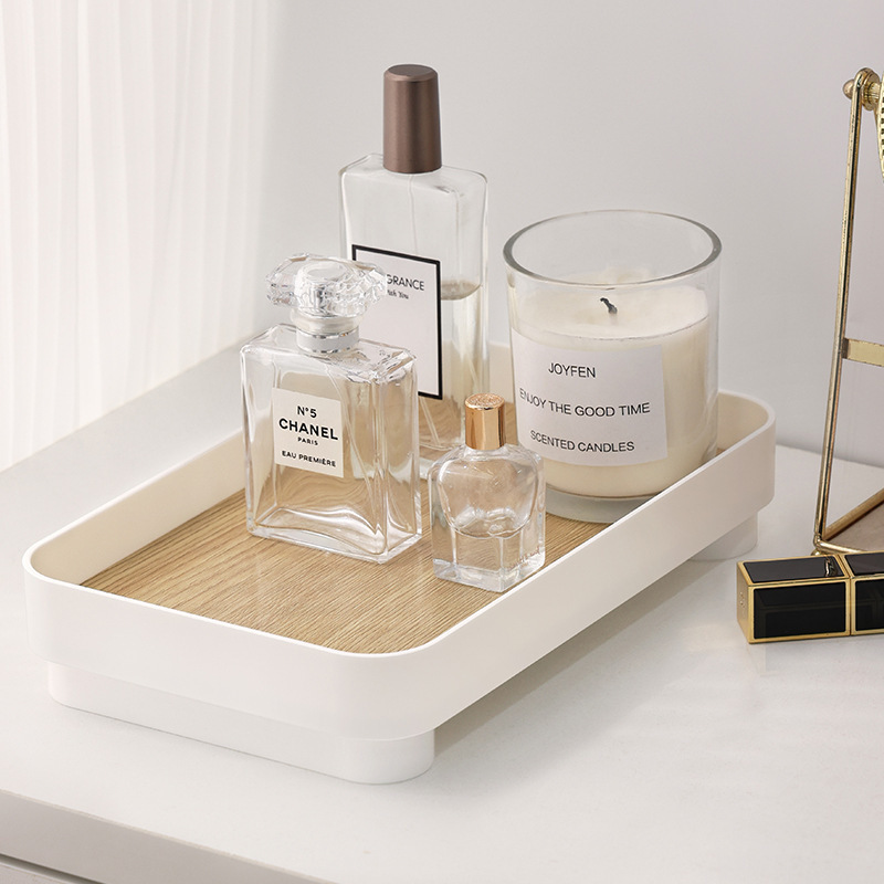Wooden Desktop Storage Tray Pe - Travertine Tray Oval 리뷰 및 가격