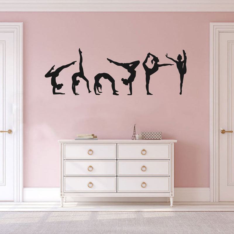 Set of 6 Gymnast Gymnastics Wa - Interior Design With Wallpaper 리뷰 및 가격