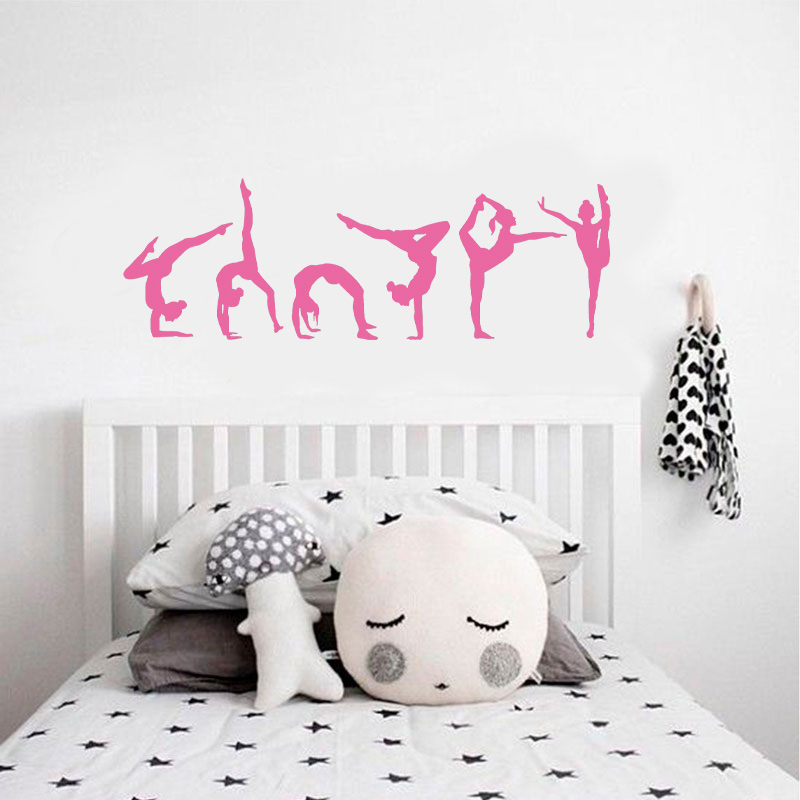 Set of 6 Gymnast Gymnastics Wa - Interior Design With Wallpaper 리뷰 및 가격