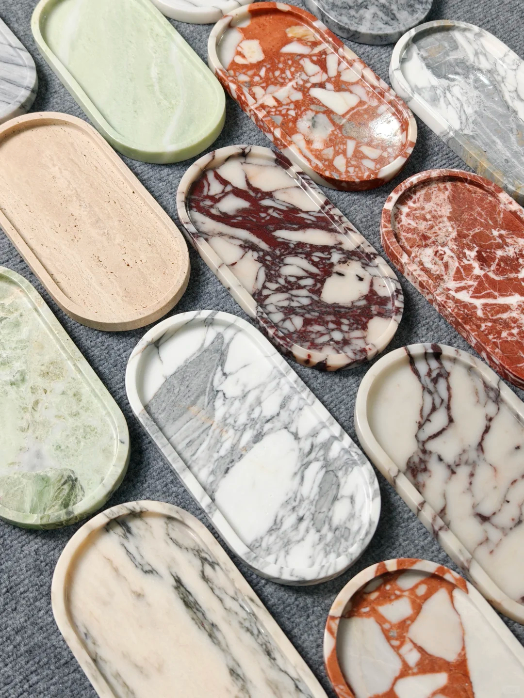 Handmade Luxurious Calacatta P - Travertine Tray Oval 리뷰 및 가격