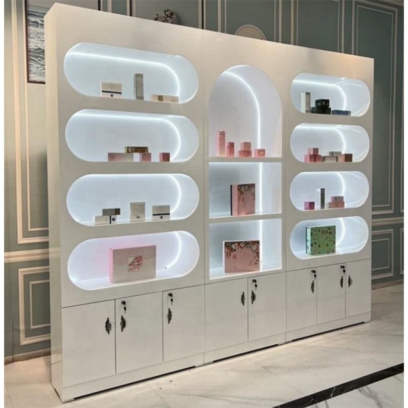 custom.Cosmetic Shop Interior  - Interior Design White And Wood 리뷰 및 가격