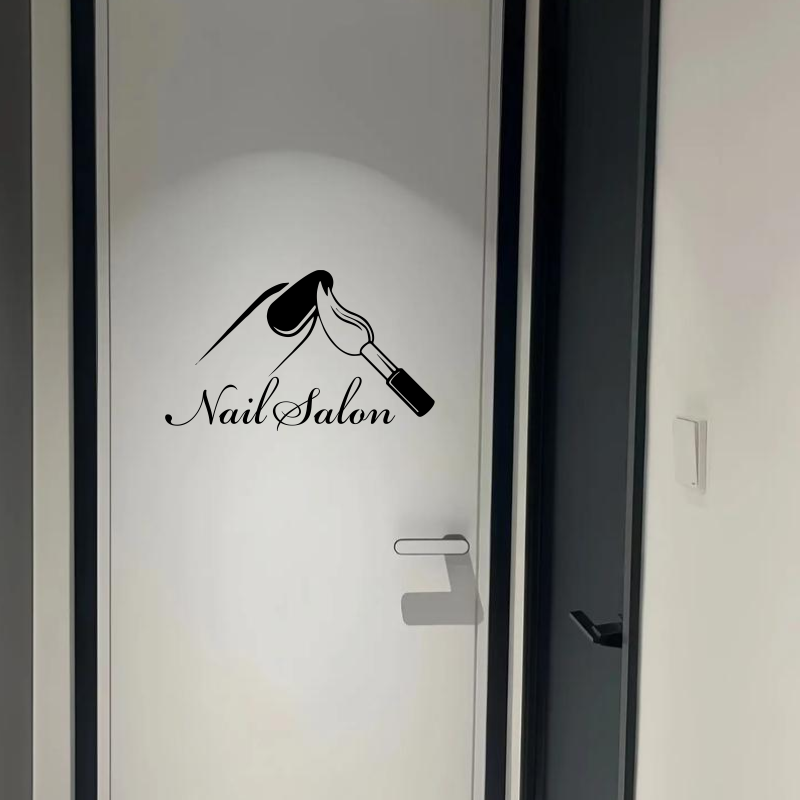 Nail Salon Shop Wall Decal Man - Interior Design Nail Salon 리뷰 및 가격