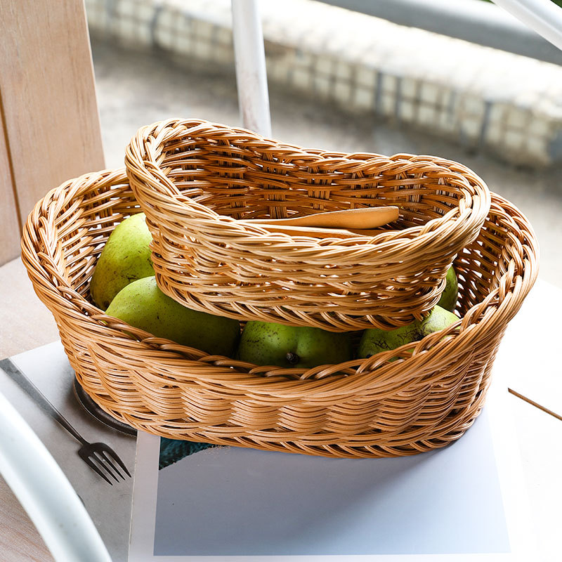 Oval Rattan Woven Storage Bask - Travertine Tray Oval 리뷰 및 가격