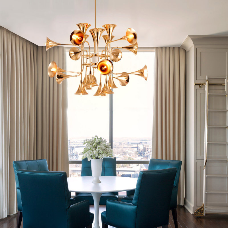 Nordic Trumpet Pendant Lamp fo - Interior Design Kitchen And Living Room 리뷰 및 가격