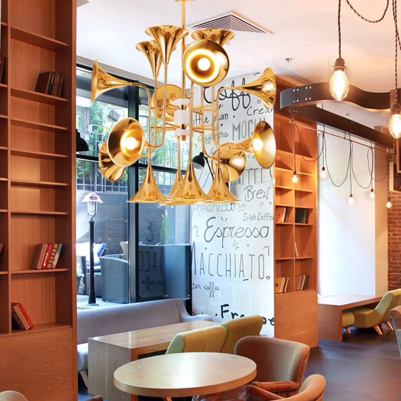 Nordic Trumpet Pendant Lamp fo - Interior Design Kitchen And Living Room 리뷰 및 가격