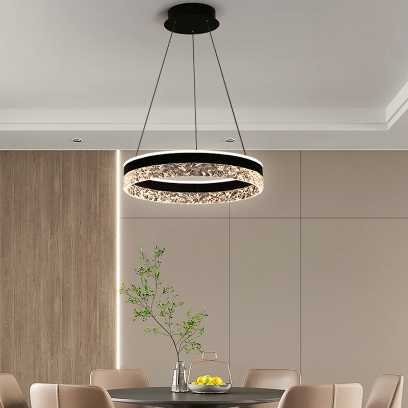 Modern Luxury Crystal LED Pend - Interior Design Kitchen And Living Room 리뷰 및 가격