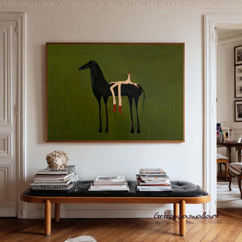 Modern Abstract Western Horse  - Interior Design House 리뷰 및 가격