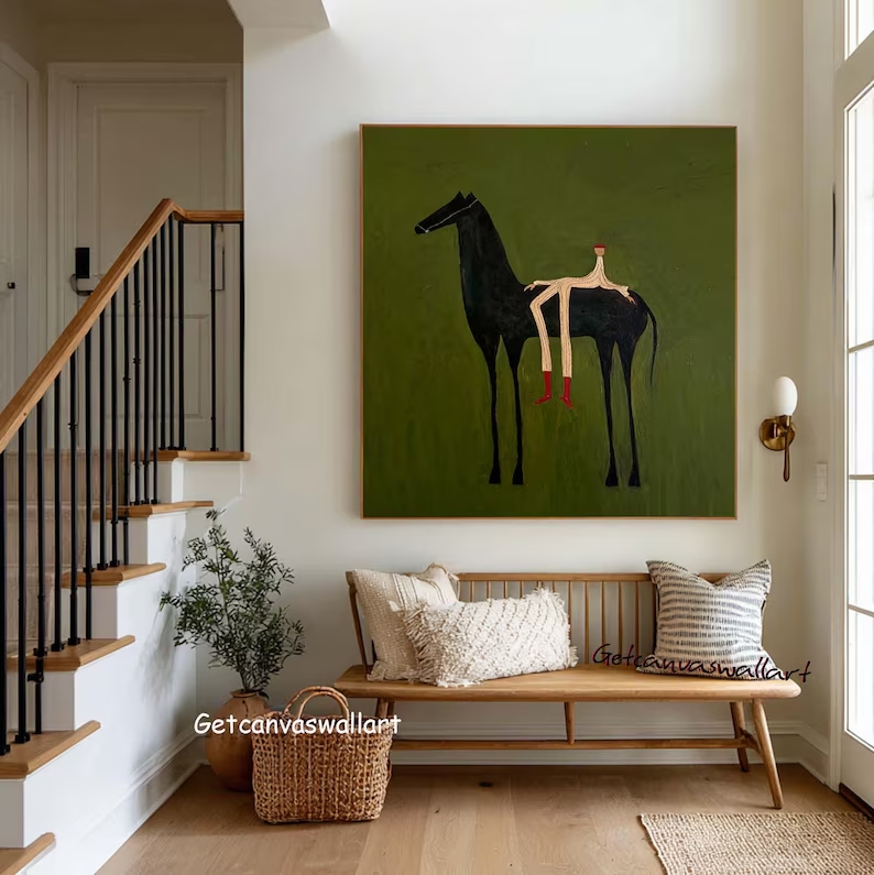 Modern Abstract Western Horse  - Interior Design House 리뷰 및 가격